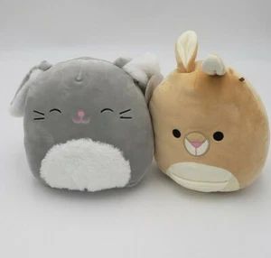 (2) 8 Zoll Squishmallows Hasen Plüsch Posten Ostern neu mit Etikett - Bild 1 von 6