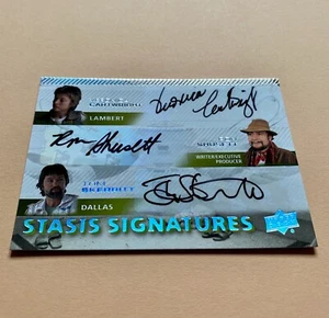 :2017 ALIEN MOVIE TRIPLE AUTOGRAPH #SST3 CARTWRIGHT / SKERRITT / SHUSETT - Bild 1 von 3