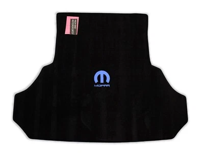 Alfombrilla de maletero Dodge Charger MOPAR B5 azul con logotipo - sin subwoofer - Premium 32 oz 2 capas Foto 1 de 3