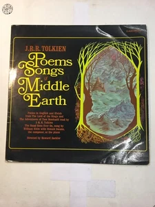 J.R.R. TOLKIEN LP POEMS AND SONGS OF MIDDLE EARTH 1st UK 1967 EX VINYL VG+ COVER - Picture 1 of 9