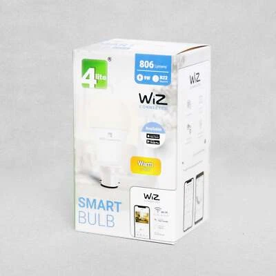 4lite Wiz LED B22 Smart Wi-FI 9W 806LM Light Bulb - Image 1 of 2