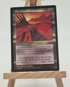 Squandered Resources Visions Magic Karte MTG englisch (Ausgeplünderte Quellen) - Bild 1 von 2