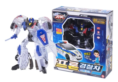 Hello Carbot Pron Police Car 프론 All Star Transforming Robot Action Figure New - Image 1 of 4