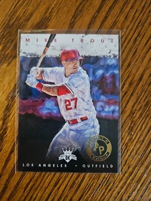 Mike Trout -2016 Panini Diamond Kings Artist's Proof #/99 No.91 -LA Angels - Image 1 of 3