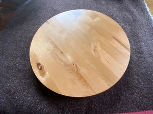 IKEA SNUDDA Lazy Susan Rotating Tray 39cm Turning Serving Plate Solid Wood Birch - Picture 1 of 2