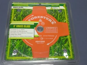 Lot of 8 Forester 8" Brush Blade 4 Tooth 8" x 1" Arbor for Gas/Electric Trimmers - Picture 1 of 3