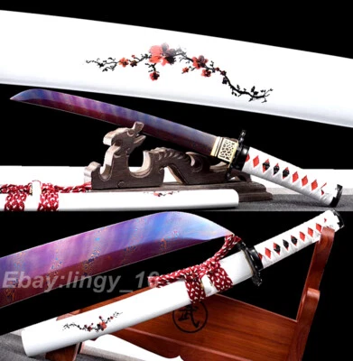 Cuchillo Daga Samurai Japonés Damasco Acero Wakizashi Dao Espada Tanto Katana Foto 1 de 4