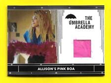 2020 Umbrella Academy Season 1 Relic Card RC9 Allison's Pink Boa "Very Limited"
