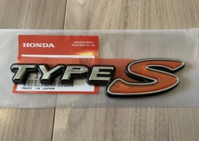 HONDA GENUINE Integra DC5 Type S  Acura RSX Emblem 2002-2006 JDM 75717-S6M-J01 Foto 1 de 4