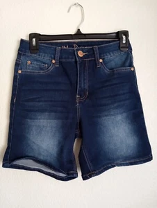 BLUE DESIRE High Rise Blue Jean Girls Shorts Size 7 - Picture 1 of 4