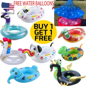 New turtle baby toddler kids Swimming inflatable pool floats raft Tube ring Toy - Picture 1 of 23