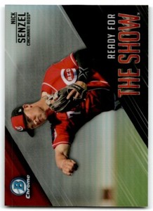 2019 BOWMAN READY FOR THE SHOW NICK SENZEL CINCINNATI REDS #RFTS-9