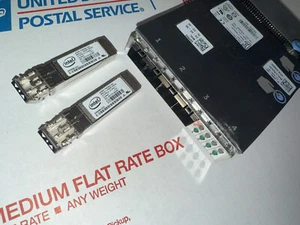 Dell Intel X710 Quad Port 10GB DA/SFP+ Network Daughter Card 68M95 2x SFPs - Photo 1/3