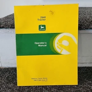 Original OEM Operator's Manual For John Deere 2940 Tractor OM-R71860 Issue J9 - Picture 1 of 4