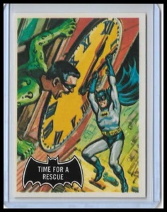 Batman Topps 1989 1966 edición de reedición de lujo Black Bat Time for a Rescue #41 - Imagen 1 de 2