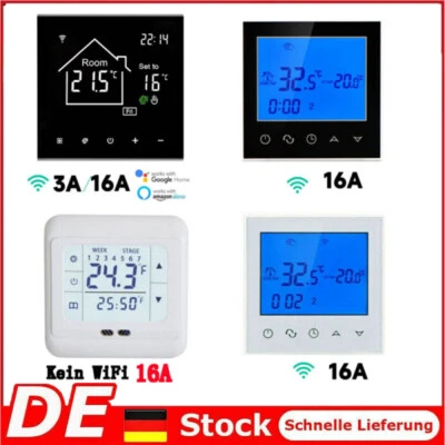 Digital Thermostat Raumthermostat Fußbodenheizung Wandheizung Heizung 3A 16A  - Bild 1 von 4