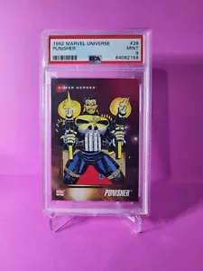 1992 Impel Marvel Universe Punisher #28 PSA 9 Mint - Picture 1 of 3