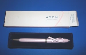 BOLÍGRAFO AVON CÁNCER DE MAMA CRUZADA CONCIENCIA 2000 EN CAJA - Imagen 1 de 2