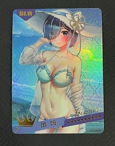 REM Re:Zero SLR SLR-011 Swimsuit Summer Love Goddess Story Anime Doujin Card - Picture 1 of 3