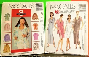 McCall 2764 3610 Bluse Top Shirt Kleid Schnittmuster, transparente Jacke, Größen 8-22 - Bild 1 von 9