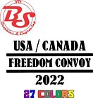6" Fringe Minority Freedom Truck Convoy Decal Anti Government Vax Mandate Nobs
