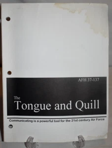 The Tongue and Quill AFH 37-337 1994 Air Force Communication - Bild 1 von 7