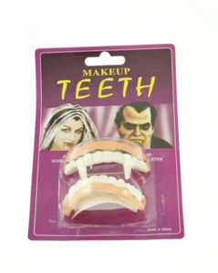 Halloween Adults Fake Soft Monster Werewolf Vampire Dracula Costume Teeth Fangs - Picture 1 of 1