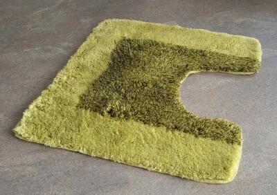 Spirella Merengue Olive olivegrün/olivegreen WC-Vorleger mit Ausschnitt 55x55cm  - Bild 1 von 4