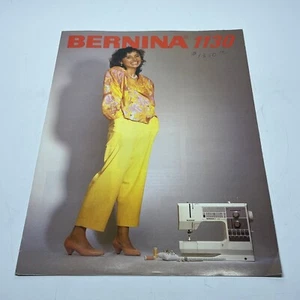 BERNINA 1130 SEWING MACHINE FOLDOUT COLOR SALES BROCHURE - Picture 1 of 6