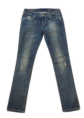 Yaso Sz 3/4 Low Rise Skinny Ankle Distressed Denim Jeans 30x31 - Image 1 of 4