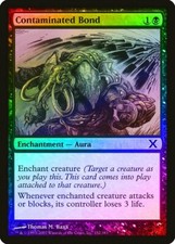Contaminated Bond FOIL 10th Edition MINT Black Common MAGIC MTG CARD ABUGames
