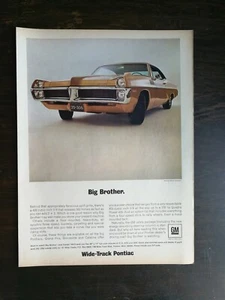 Oldtimer 1967 Pontiac Wide Track 2+2 ganze Seite Originalanzeige - Bild 1 von 1