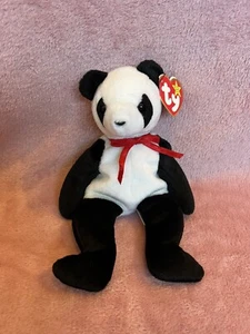 Ty Beanie Babies 1998 Fortune The Panda (A3) - Picture 1 of 4