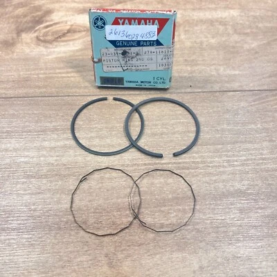 NUEVO YAMAHA OEM NOS ANILLOS DE PISTÓN / 278-11610-21 .50 OVER / R5 R5B R5C Foto 1 de 2