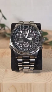 Citizen Promaster U680-T016677 Titanium Eco Drive Radio Solar Pilot Mens Watch - Picture 1 of 16