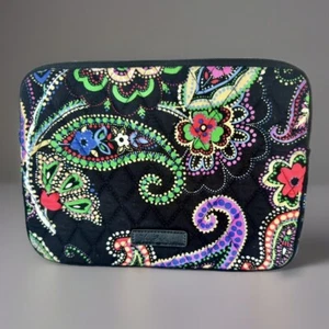 Vera Bradley iPad Tablet gepolsterte Hülle mehrfarbig Paisley Muster Etui 9” x 7” - Bild 1 von 10
