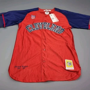 Cleveland Buckeyes Negro League Headgear Classics Embroidered Jersey Size M NWT - Picture 1 of 7
