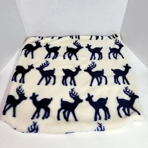 Funda Almohada Luxe Súper Suave Vellón Diseño Alce 20" Cierre con Cremallera - Imagen 1 de 5