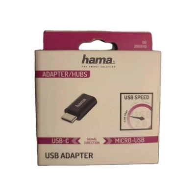 Hama USB-C to Micro USB Adapter - NEW - Image 1 of 2