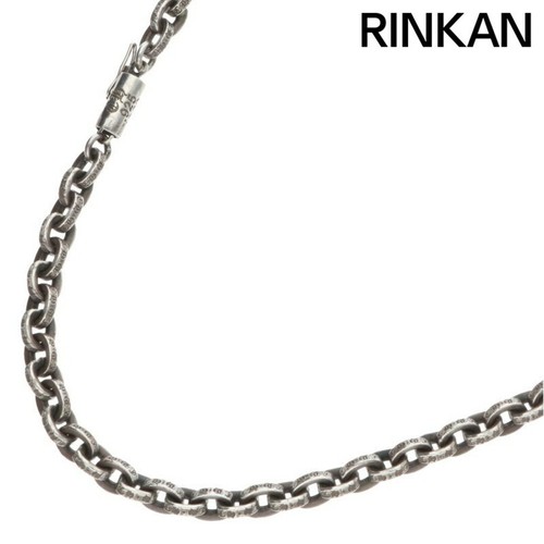 CHROME HEARTS Collana uomo argento 30 30 pollici cuori cromati CATENA CARTA usata 321cab0a4b2272524