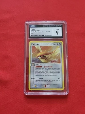 Pokemon: Pidgeot 10/112 Holo Rare EX Red & Leaf Green 2004 Vintage - CGC 9 - E74 - Image 1 of 4
