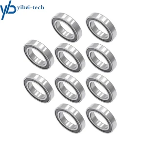 6010-2RS 10 PCS 50mm Inner Dia 80mm OD 16mm Deep Groove Ball Bearing for CNC - Picture 1 of 12