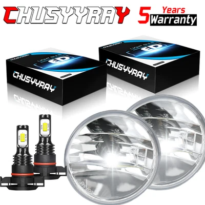Kit de luces antiniebla LED para parachoques Chevrolet Silverado 2500 2015-2019 2500HD Foto 1 de 4