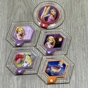 5 - Disney Princess Infinity Power Disc Lot Cinderella's Coach Rapunzel + - Bild 1 von 6