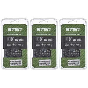 Chainsaw Chain 18 Inch .063 .325 74DL for Stihl MS 039 024 036 032 031 3-Pack - Picture 1 of 4