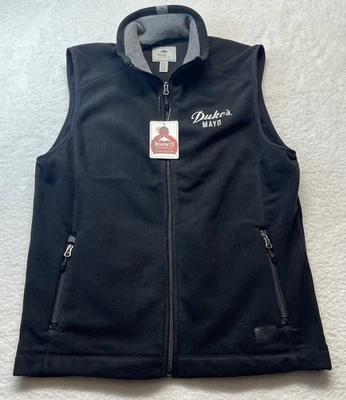 Chaleco Micro Polar Roots 73 Para Hombres L Willowbeach Negro Duke’s Mayo Logo Senderismo Gorp Foto 1 de 4