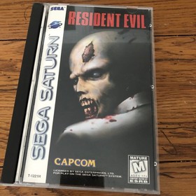 Resident Evil (Sega Saturn, 1997)  Registration Card Attached. Good Condition