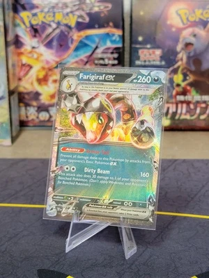Farigiraf ex 108/162 Holo Sv05: Temporal Forces Pokemon TCG LP 2024 - Image 1 of 2