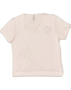 Camiseta top ajustada TRUSSARDI para mujer UK 18 XL algodón blanco AF15 - Imagen 1 de 3