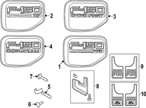 Genuine Ford Nameplate NL3Z-16720-BB - Picture 1 of 1